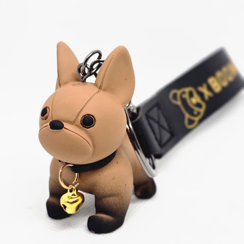 French BULLDOG BAG CHARM KEY CHAIN